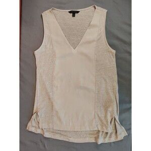 Women's Banana Republic Linen Tank Top Beige XS